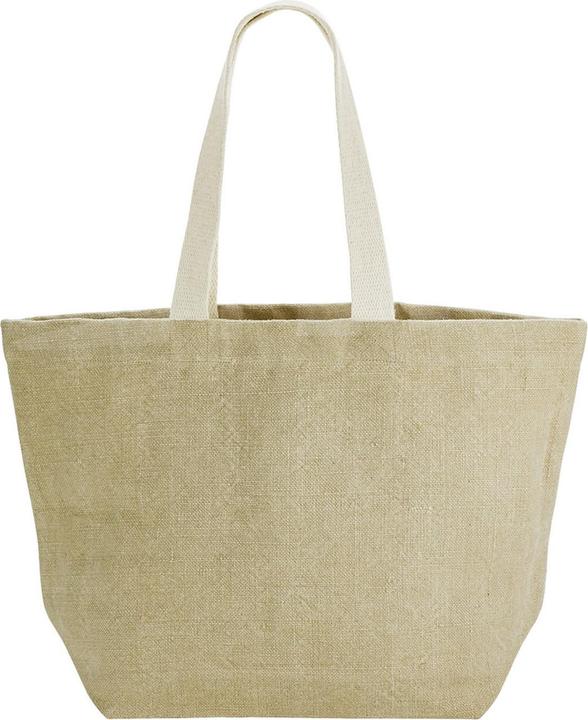 Westford Mill Washed Jute Beach Soft Touch Tote Bag (34 l)