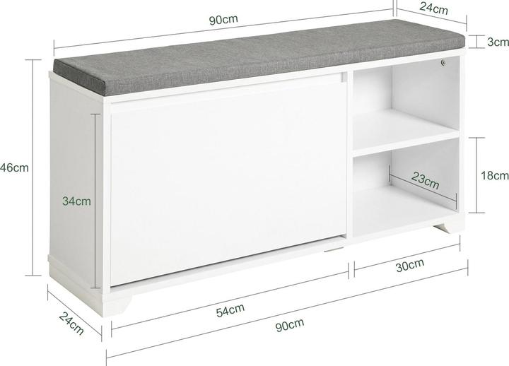 Immagine prodotto SoBuy Stanley (91 x 46 x 24 cm)