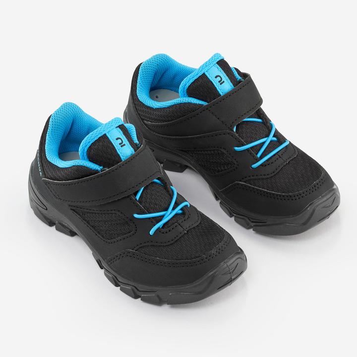 Produktbild Quechua Wanderschuhe Kinder Grösse 24–34 Klettverschluss - NH100 schwarz (33)