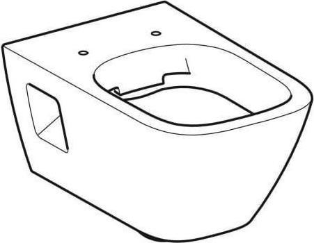 Produktbild Geberit Wand-WC Renova Plan Tiefspler ohne Splrand wei ohne WC-Sitz 500378011