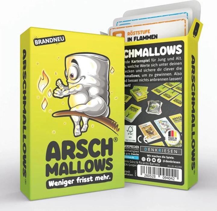 Actual product image Denkriesen Arschmallows® - "Less Eats More" (German)