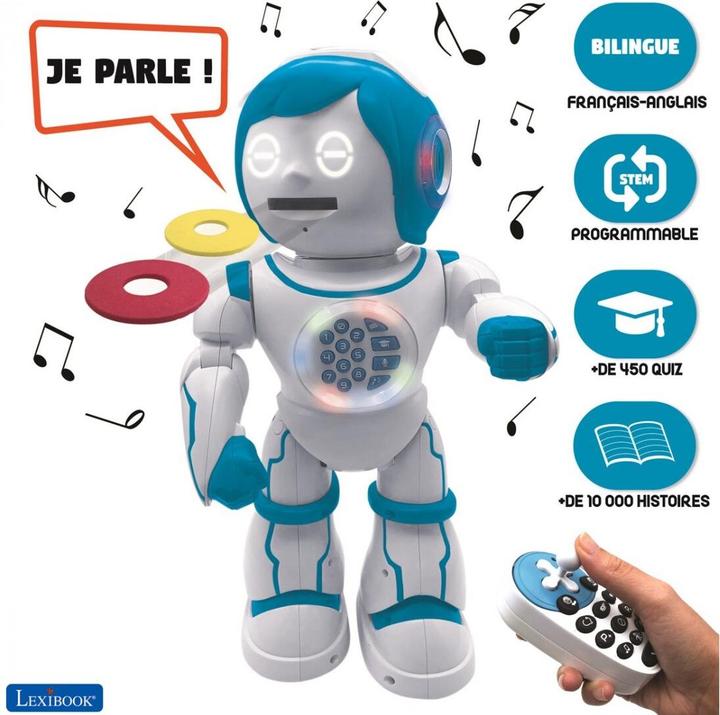 Produktbild Lexibook Powerman Kid Lernroboter ROB90FR (Deutsch, Englisch, Französisch)