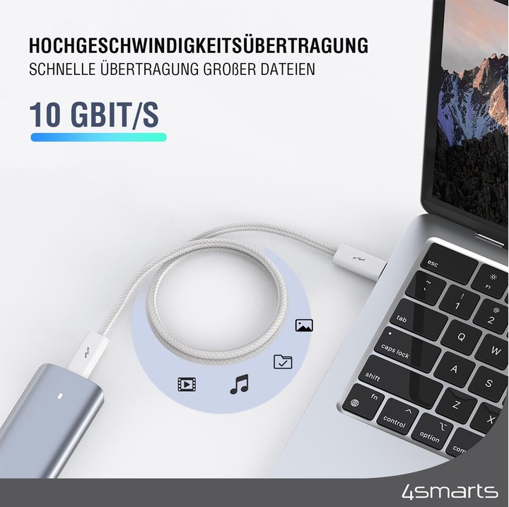 Actual product image 4smarts USB C – USB C (3 m, USB 3.2 Gen 1)