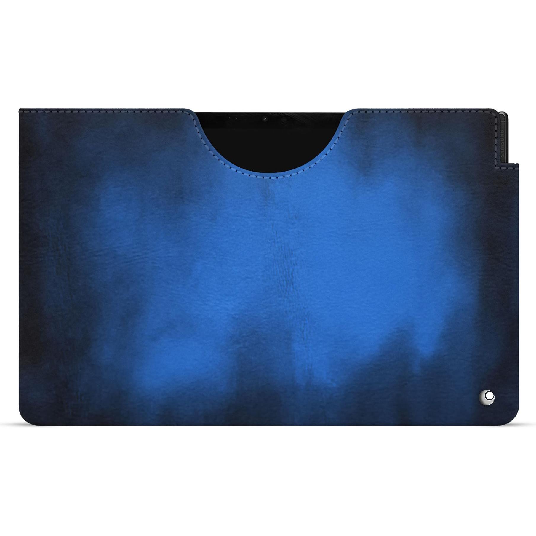 Noreve Lederschutzhülle (Galaxy Tab S9), Tablet Hülle, Blau