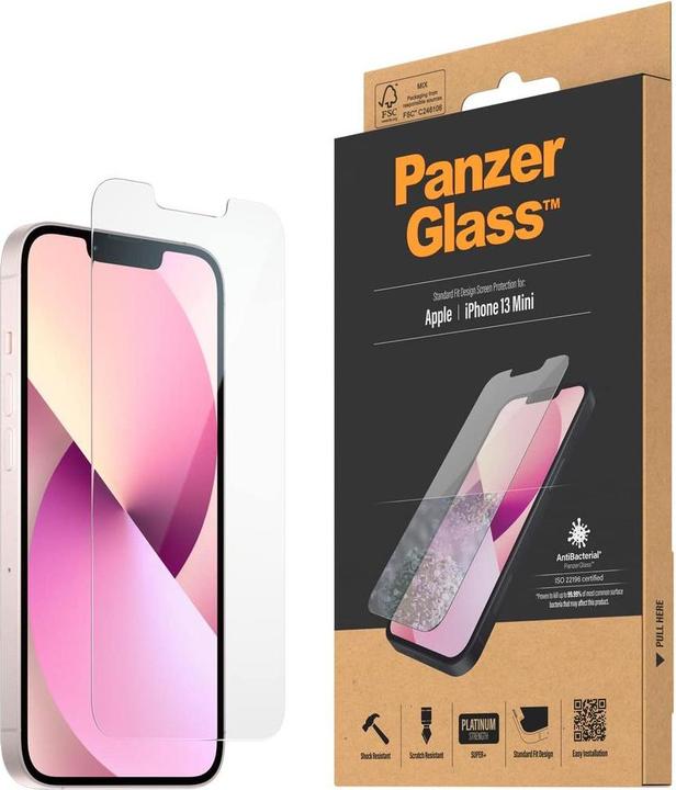 Actual product image PanzerGlass Standard Fit (1 pcs., Apple iPhone 13 mini)