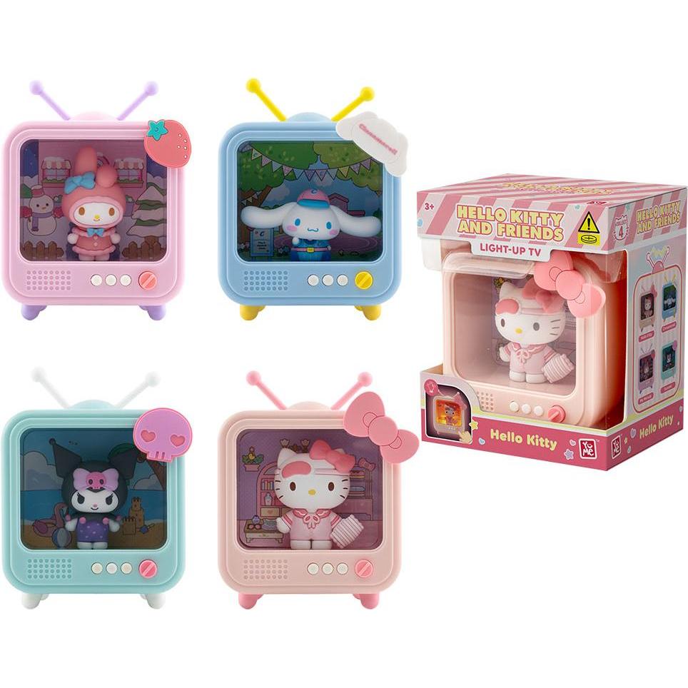 YuMe Sanrio Bedside Light TV Series Minifiguren Hello Kitty and Friends 8 cm Display (8)