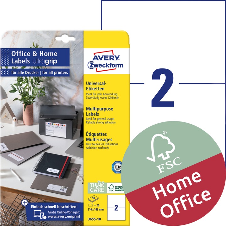 Actual product image Avery Labels, Home Office, Kleinpackung