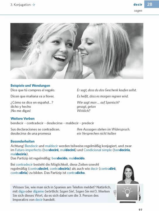 Actual product image Verbtabellen Plus Spanisch (German, Spanish, 2024)