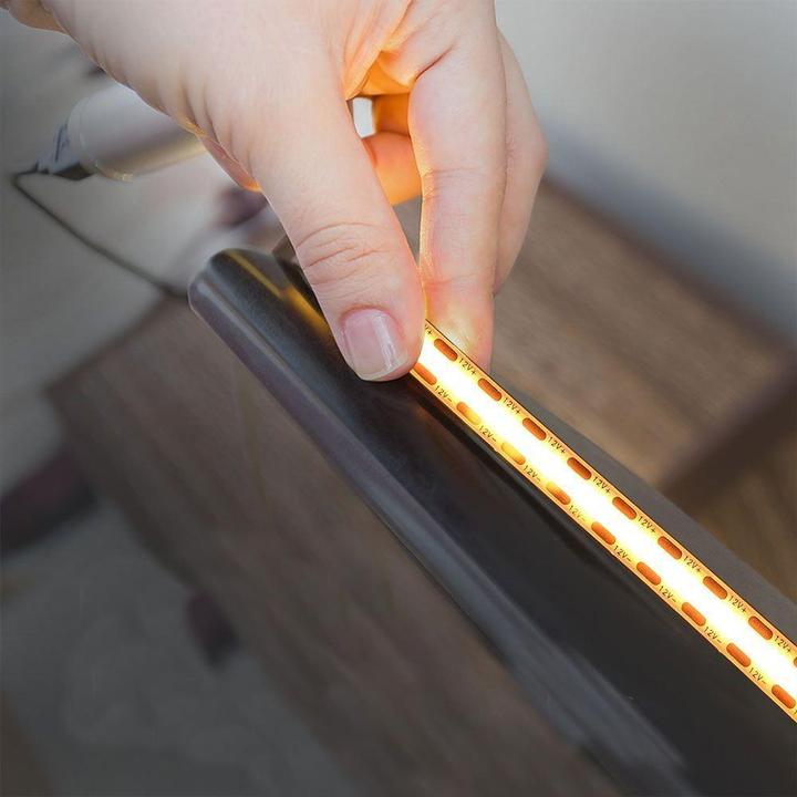 Produktbild V-TAC Taśma LED Bezpunktowa COB 280LED 24V 10W/m VT-COB 4000K 800lm (Neutralweiss, 500 cm, Indoor)