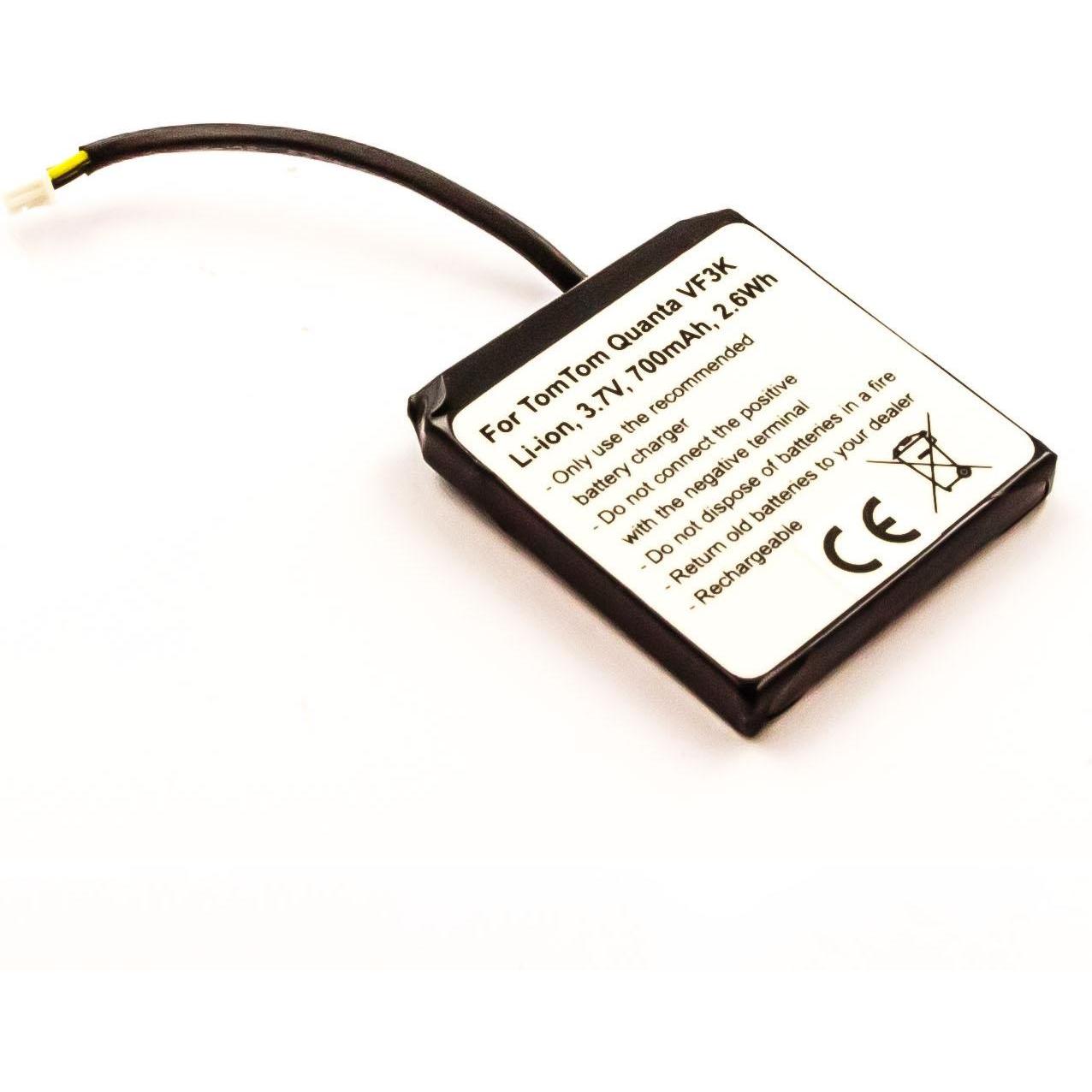 AGI, Fahrzeug Navigation Zubehör, Akku kompatibel mit TomTom Quanta VF3K - Akku - 700 mAh