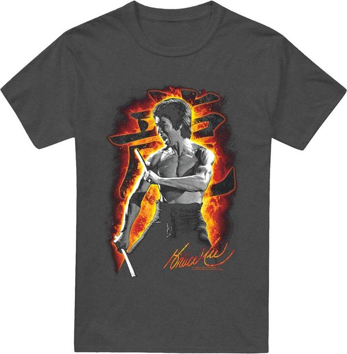 Produktbild Bruce Lee Dragon Fire TShirt meliert (M)