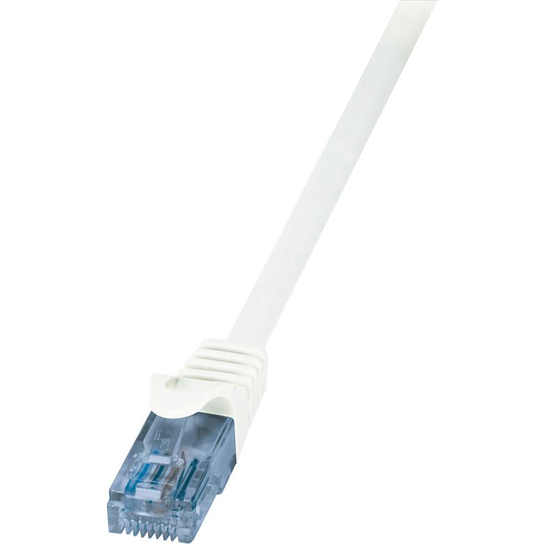 LogiLink Netzwerkkabel (U/UTP, CAT6a, 1 m), Netzwerkkabel
