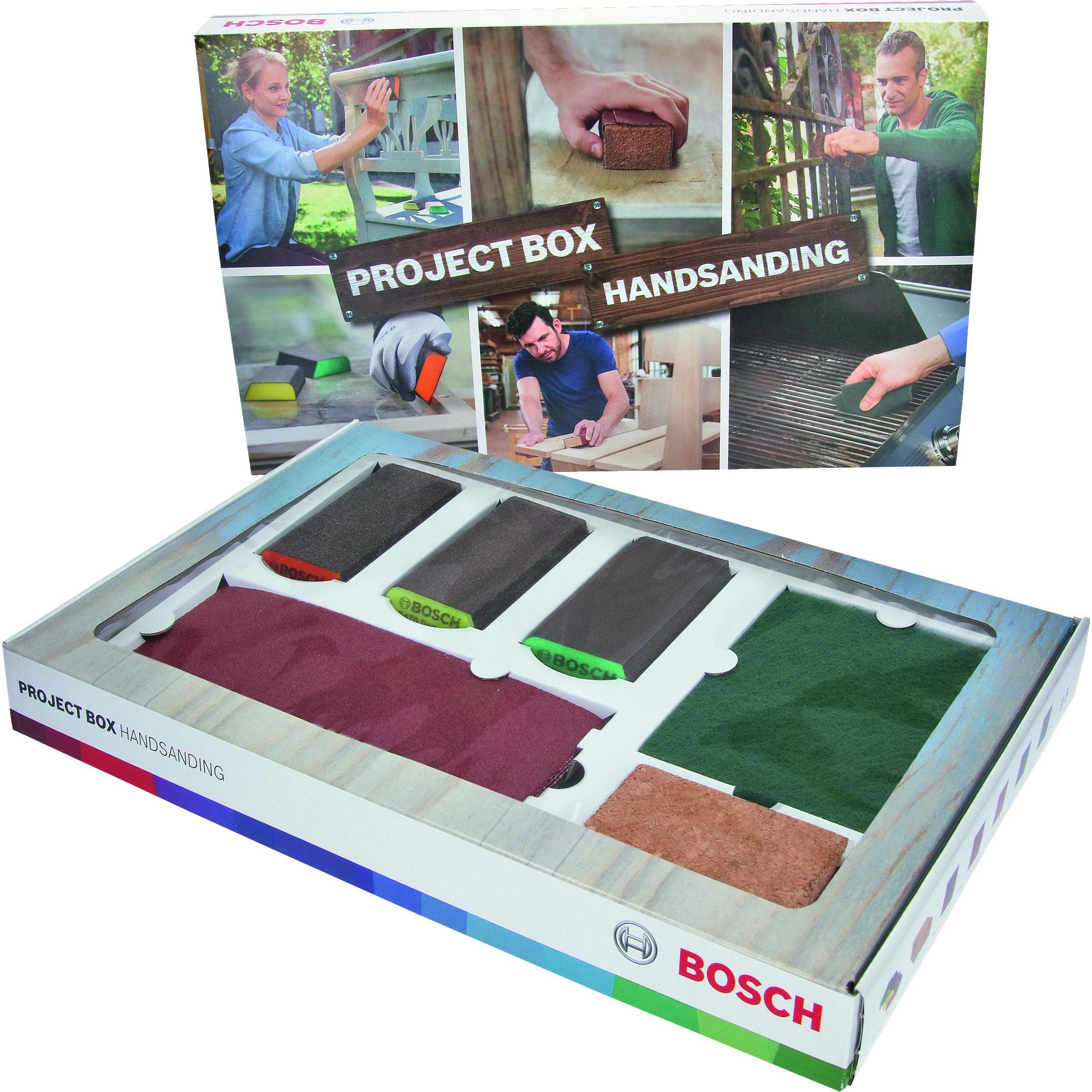 Thumbnail - Bosch Professional Zubehör, Schleifmittel, 15-teilige Projektbox, Handschleifen, 3 x K60, 3 x K120, 3 x K240 (60, 120, 2...