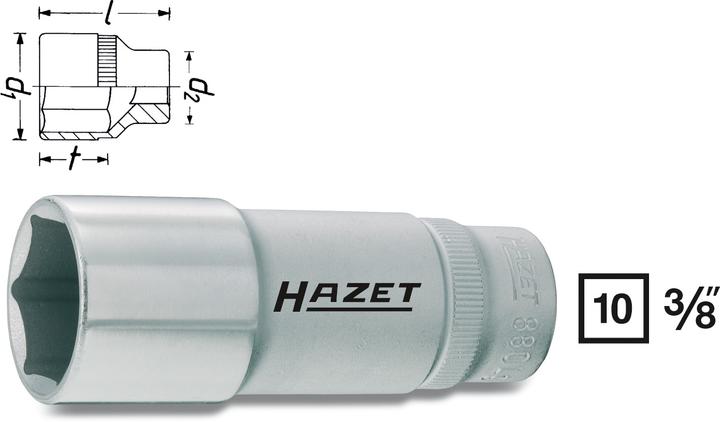 Productafbeelding HAZET Externe zeskantbussen (19 mm)