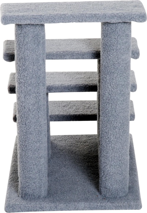 Produktbild PawHut Katzentreppe mit 4 Stufen (60 cm, Grau)
