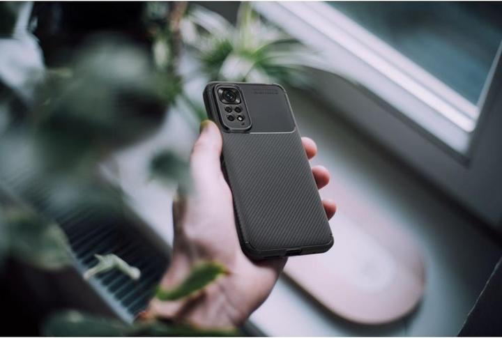 Produktbild Forcell Back panel cover OEM Case CARBON PREMIUM for XIAOMI Redmi Note 13 5G black (Xiaomi Redmi Note 13 5G)