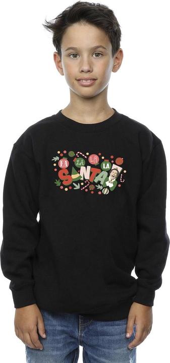 Actual product image Elf Boys Santa Fa La La Sweatshirt (140, 146)