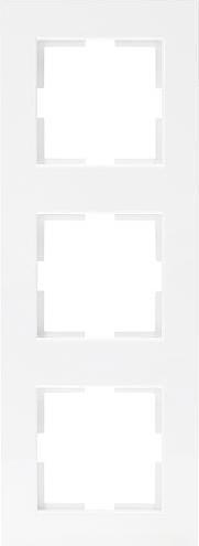 Actual product image EGB Barrow cover frame 3gang white