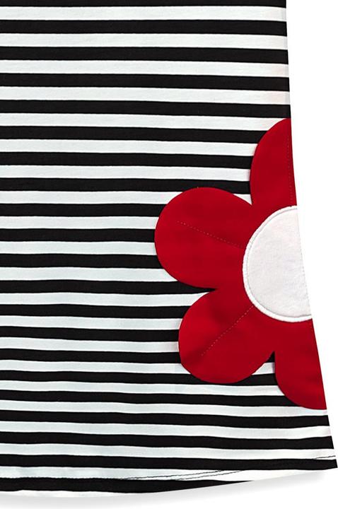Image du produit Denokids 3D Flower Black & White Striped (110)