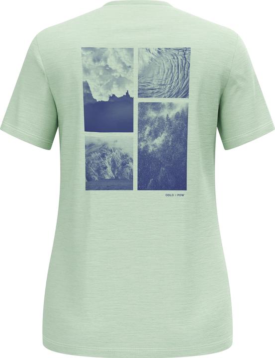 Actual product image Odlo Women's X Pow Merino Tencel T-Shirt Crew Neck S/S (XL)