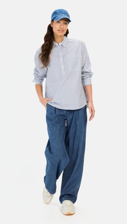 Actual product image Camel Active Gestreifte Bluse aus Baumwolle (XXL)