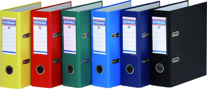 Actual product image Donau Popular divider with 2.1 mm thick fibreboard and a weight of 1290 g/m?, made of ecological p (A4, 75 mm)