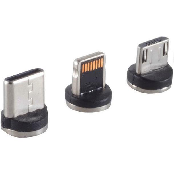 Shiverpeaks S/CONN maximum connectivity Ersatz--Magnetstecker Set, 3in1 mit Halter, Stromkabel