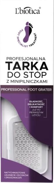 L´Biotica L'Biotica Express Pedicure Foot Grater With Mini Files 1Pc. (Hornhautentferner, 6 ml)