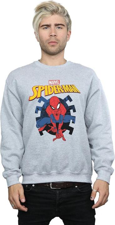 Produktbild SpiderMan Web Shooting Emblem Logo Sweatshirt (3XL)