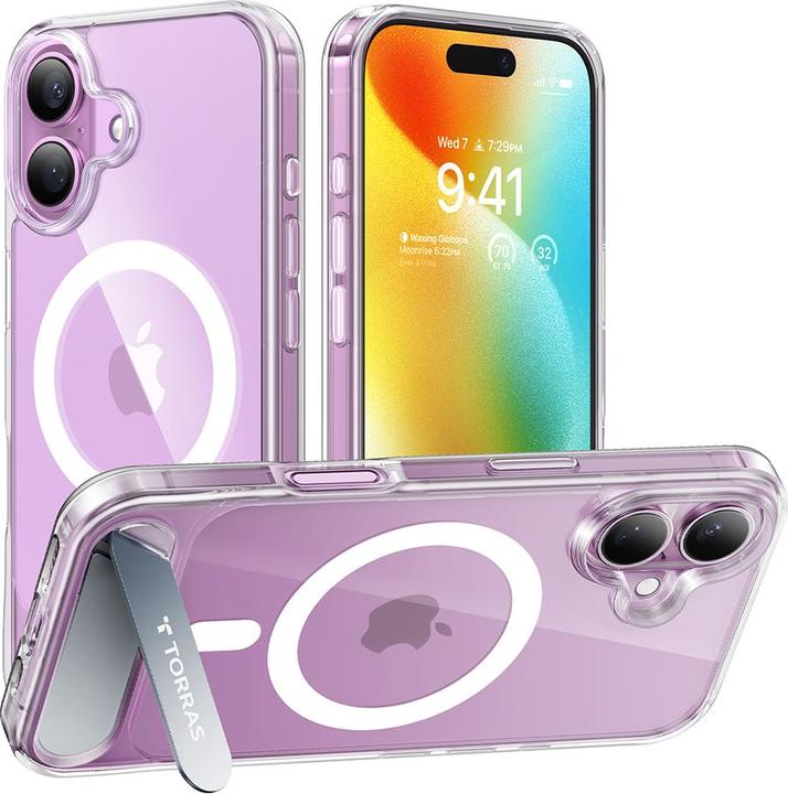 Actual product image Torras - Pstand - iPhone 16 - Clear (Apple iPhone 16)