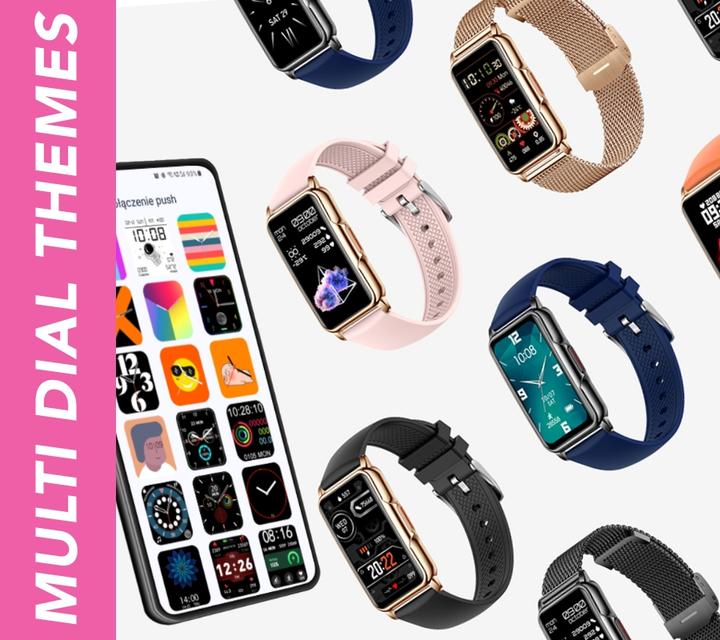 Produktbild DAMEN-SMARTWATCH RNCF04 – SPORTMODI, SCHLAFÜBERWACHUNG (sr050b)