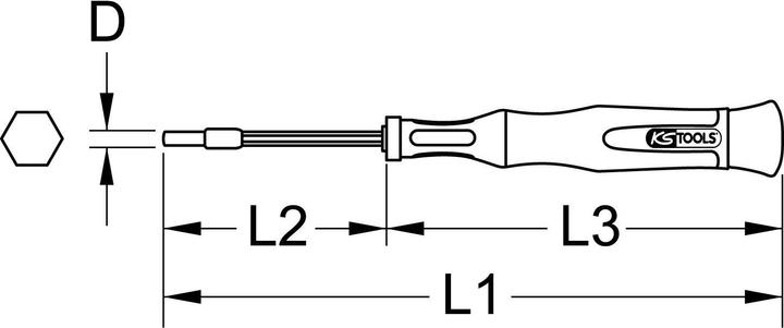 Actual product image KS Tools 500.7768 (External hexagon)