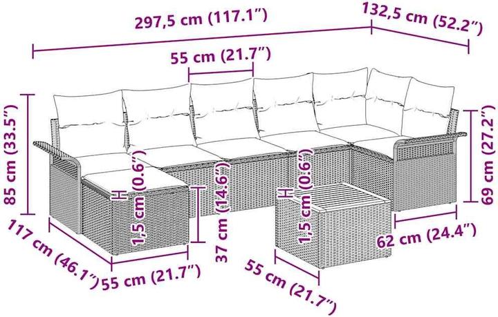 Produktbild vidaXL Mackenzie