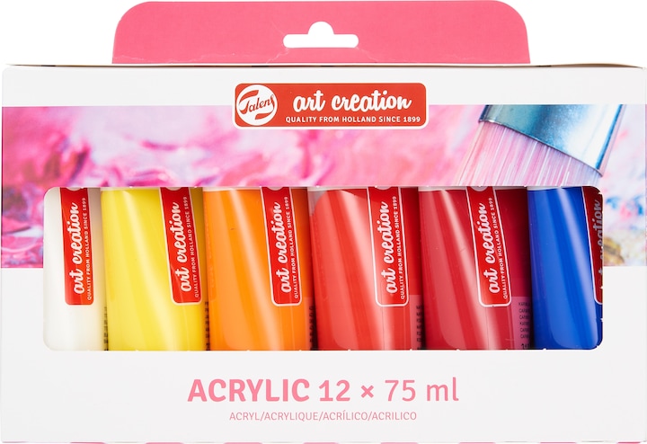 Produktbild Talens Acrylfarbe 12er Set (Multicolor, 900 ml)