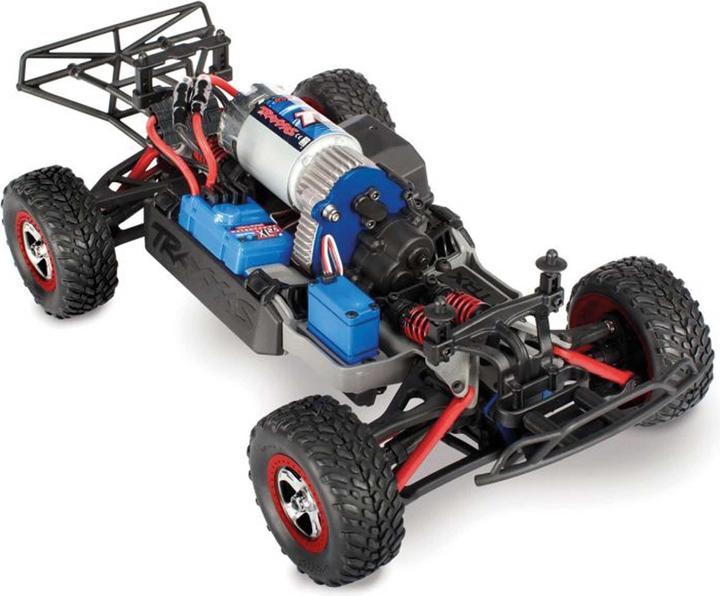 Actual product image Traxxas Slash 4x4 Red 1/16 Short-Course Rtr Brushed With Battery And USB-C Charger (RTR Ready-to-Run)