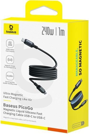 Produktbild Baseus USB-C to USB-C PicoGo, 240W, 1m (1 m, 240 W)