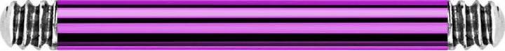 Image du produit Star Piercing Barre Micro Barbell violette (Titane, sans laiton)
