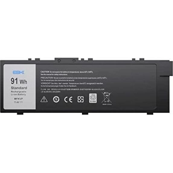 Dell Battery, 72WHR, 6 Cell (6 Zellen, 7950 mAh), Notebook Akku
