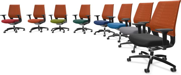 Image du produit Dauphin Fauteuil pivotant de bureau X-Code (40 - 52 cm)