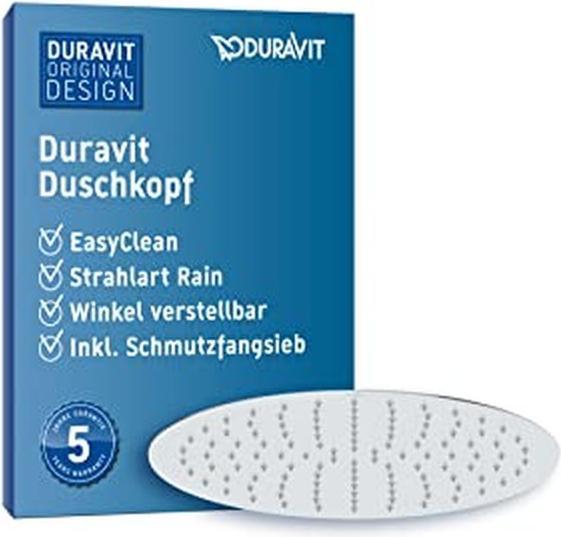 Actual product image Duravit Overhead shower 1 jet, 400 chrome (1 Beam type, 25.50 l/min)