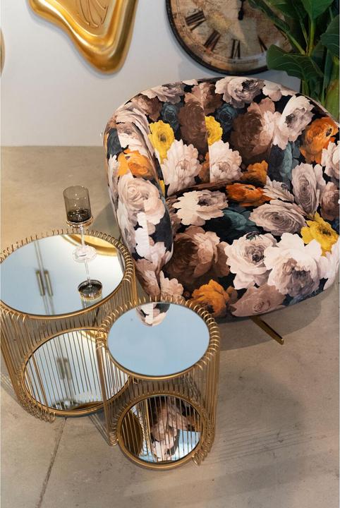 Image du produit Kare Design Beistelltisch Wire Double Brass (2/Set)