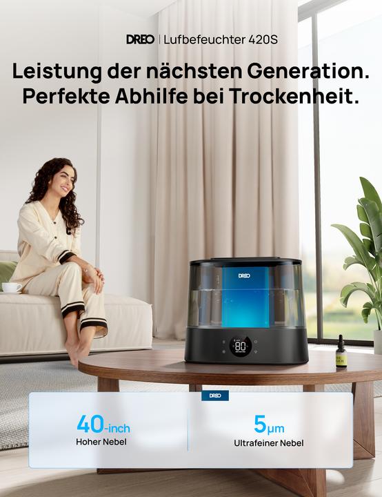 Immagine prodotto Dreo HM420S 4L Air Humidifier (35 m²)