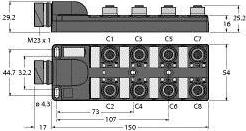 Produktbild Turck Aktuator-/Sensor-Verteiler