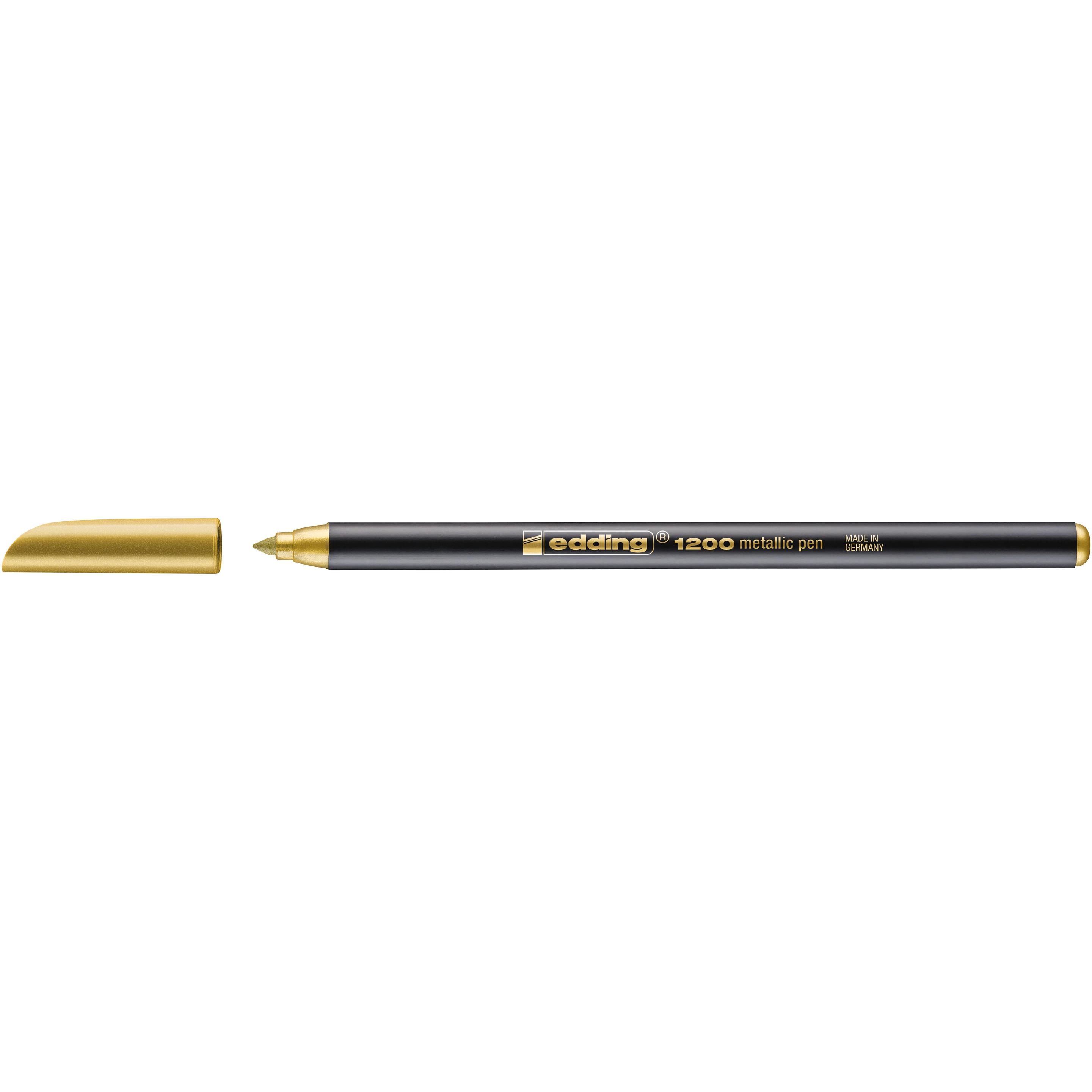 10x Edding, Malstifte, Metallic Color Pen 1200 (Gold, 1 x)