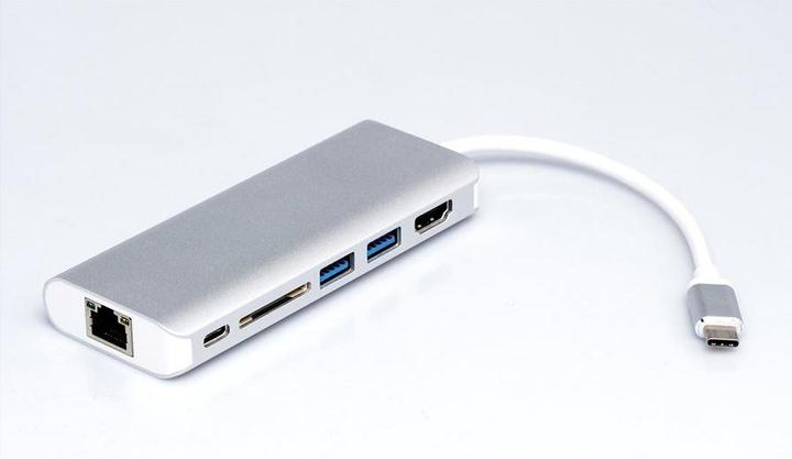 Produktbild Roline Docking Station USB Typ C - HDMI (USB-C, 2 Ports)