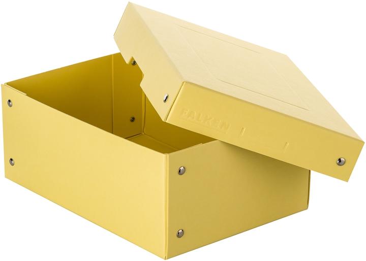 Actual product image Falken PURE Box Pastel A5 100 mm filling height yellow (A5)