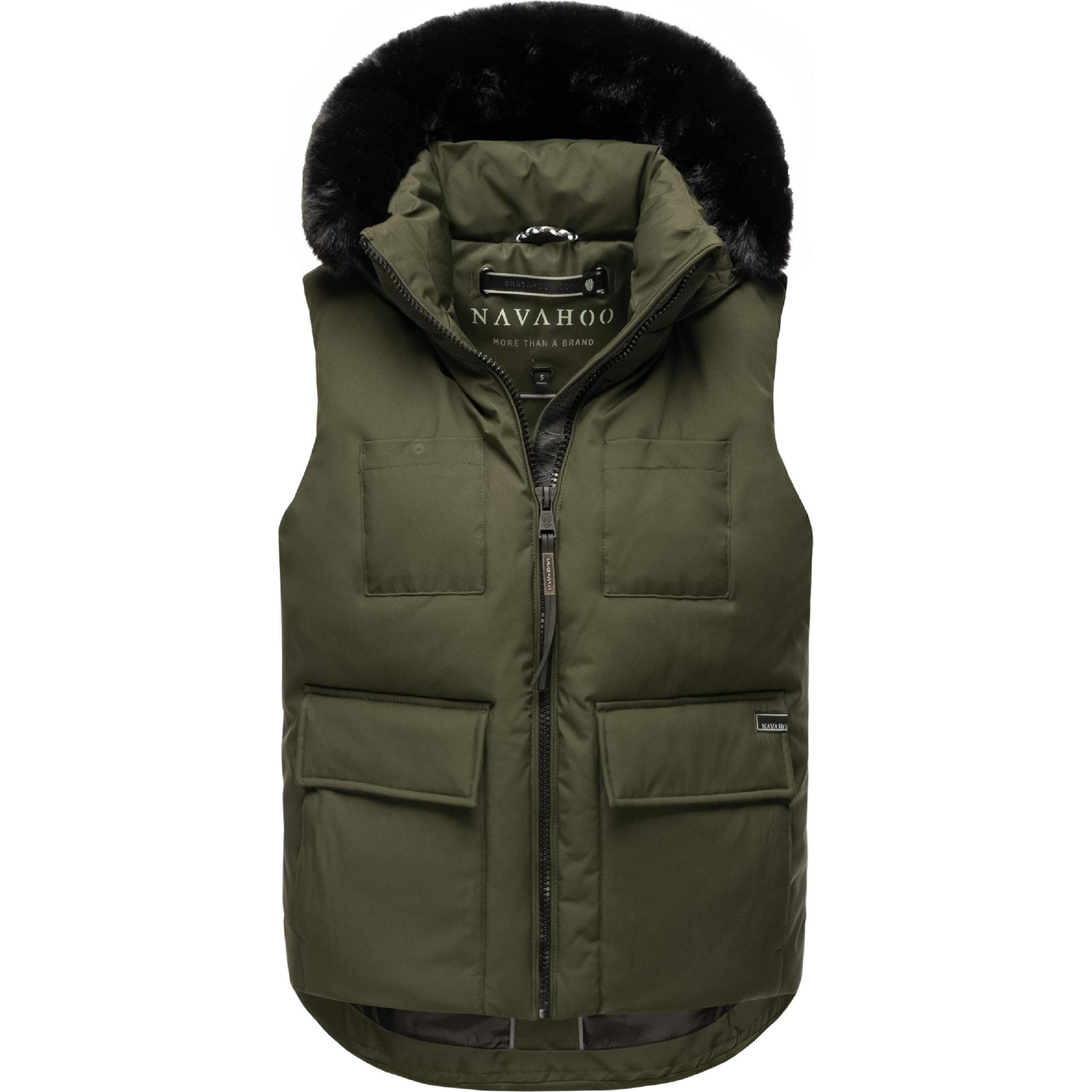 Navahoo, Damen, Weste, Zimthäschen XIV, Grün, (M)