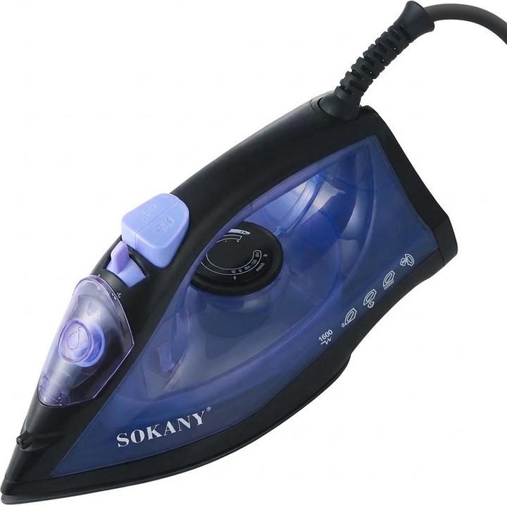 Produktbild Sokany Dampfbügeleisen 1600W Keramiksohle (1600 W)