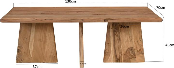 Image du produit SIT Möbel Acacia Wave (130 x 70 x 45 cm)