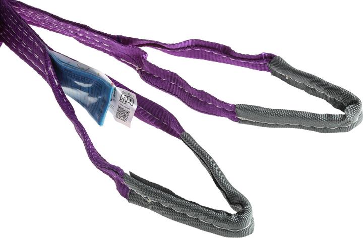 Image du produit RS PRO Sangle de levage, sangle Violet, 50mm x 3m, 1t